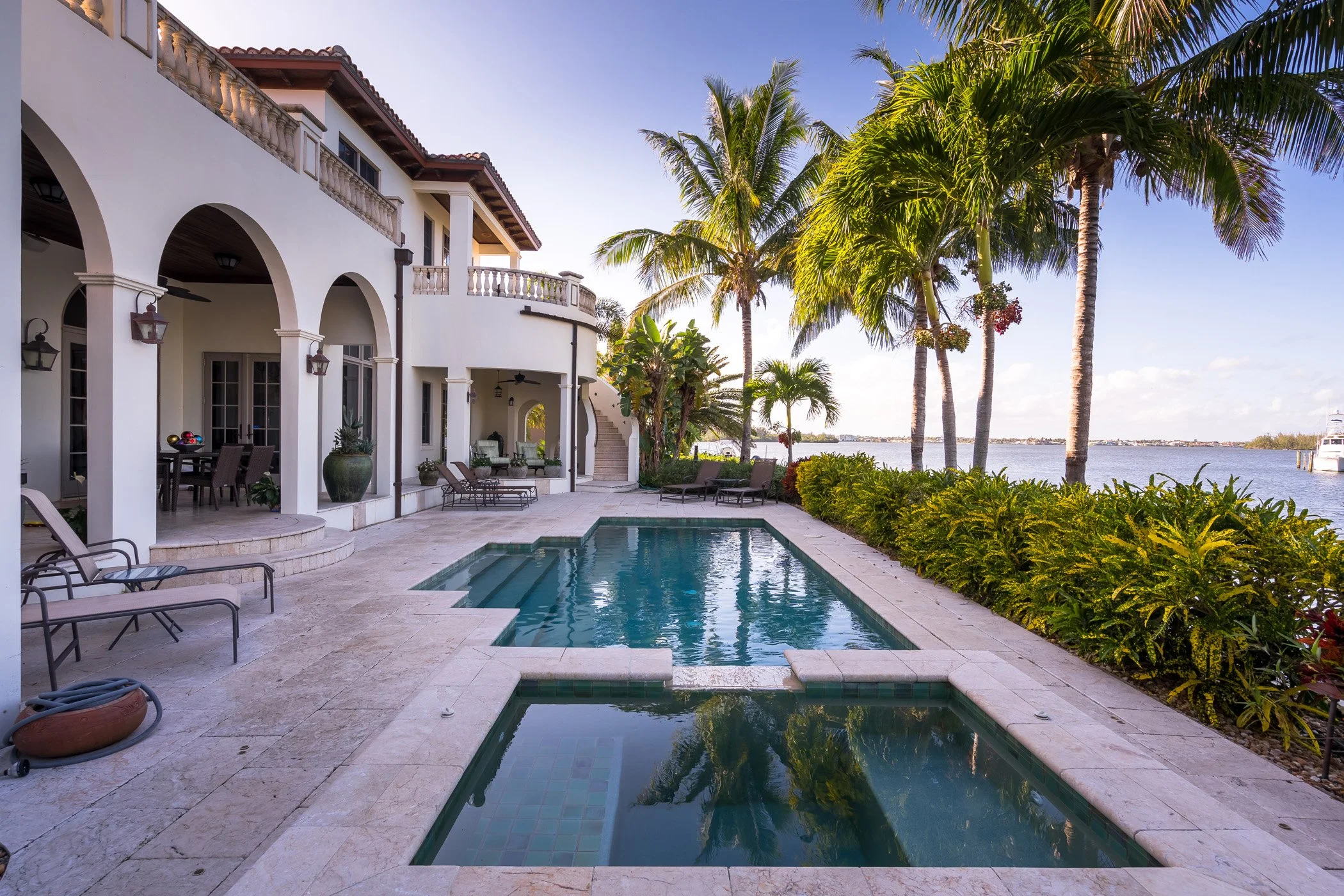 West Indies architecture and intimate poolscapes define Orchid Island's character.