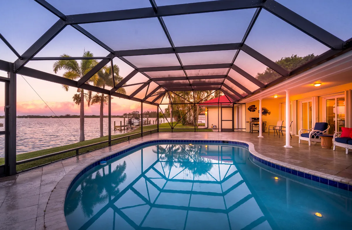 Riverfront and established neighbourhood homes on the Vero Beach mainland, Florida