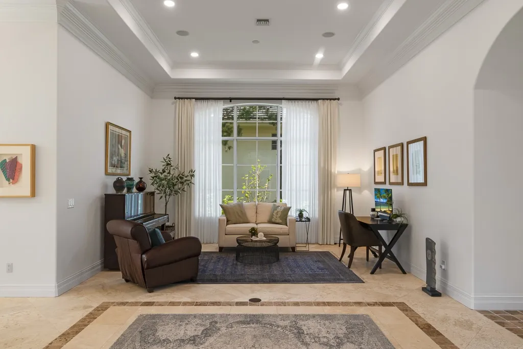 1710 Lake Club Court: the formal living room