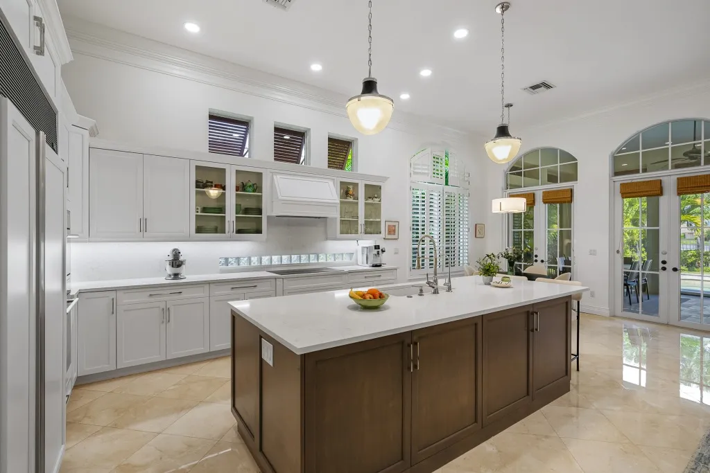 1710 Lake Club Court: the kitchen island