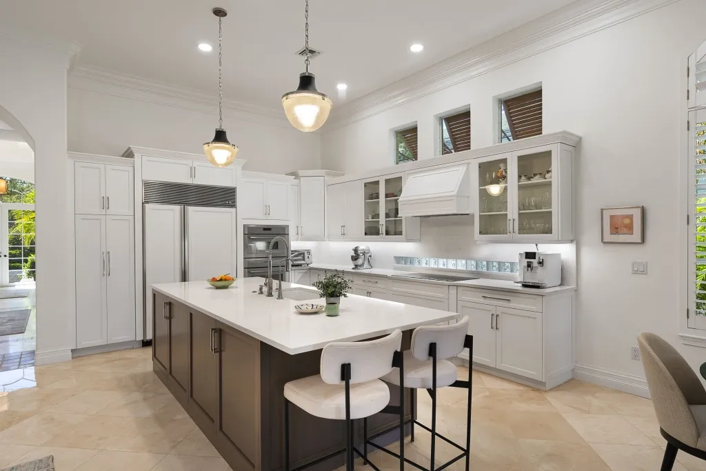 1710 Lake Club Court: the kitchen with counter seating