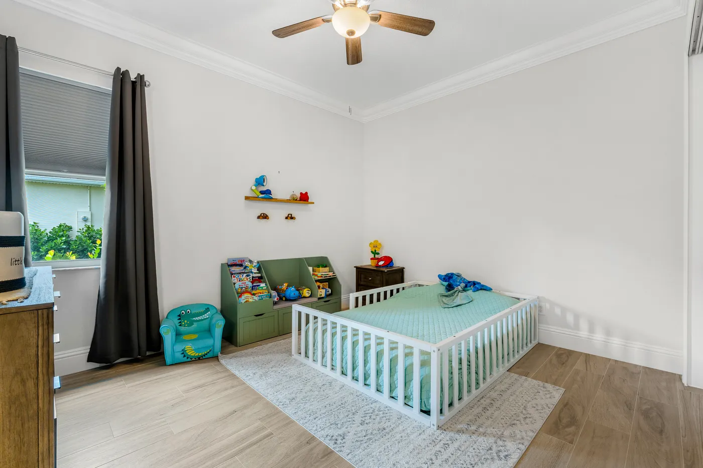 2340 Pine Valley Road: a bedroom fitted as a nursery